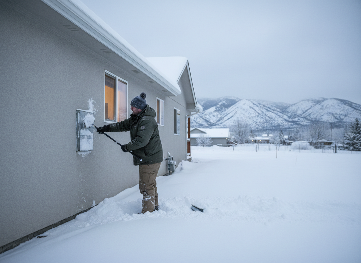 Maintaining Furnace Vents During Pocatello Snow Season